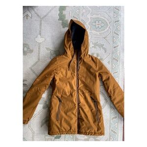 Volcom Brown & Plum Soft Shell Quilted Heavy Weight Ski & Snowboard Jacket sz S